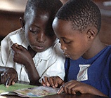 children learning in Kenya